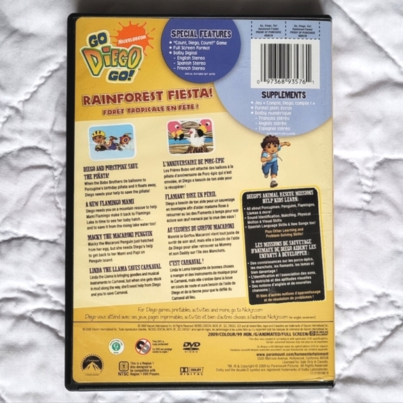 3/$15 🌸 Go Diego Go!: Rainforest Fiesta! - Picture 2 of 4